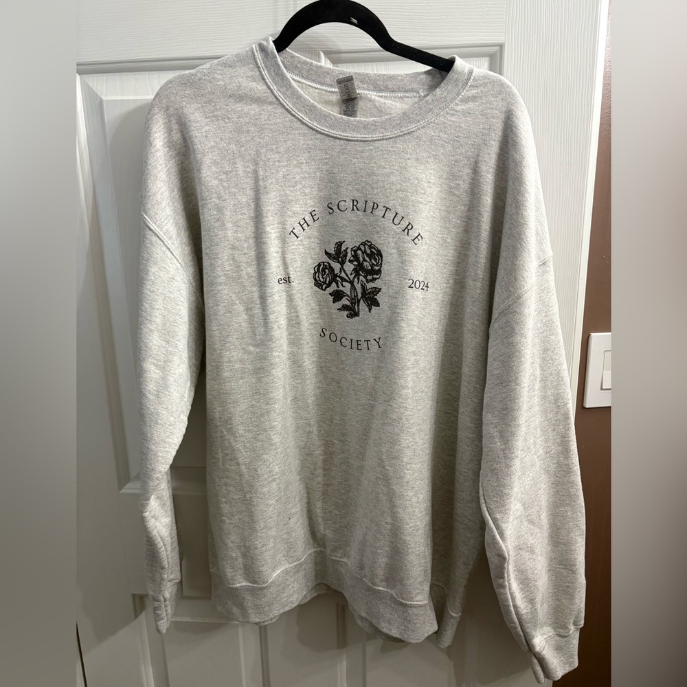 Gray Script Sweatshirt